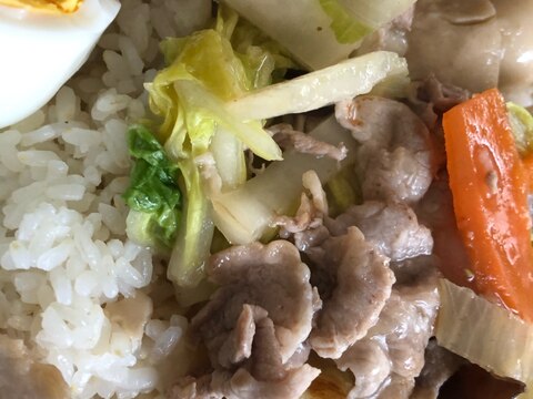 白菜たっぷり中華丼